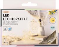 Folia lichtslinger LED, 20 LED's, 2,20 m, op batterijen, pak van 10 stuks - thumbnail