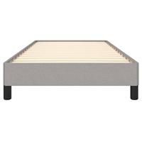 Bedframe zonder matras 90x200 cm stof lichtgrijs - thumbnail