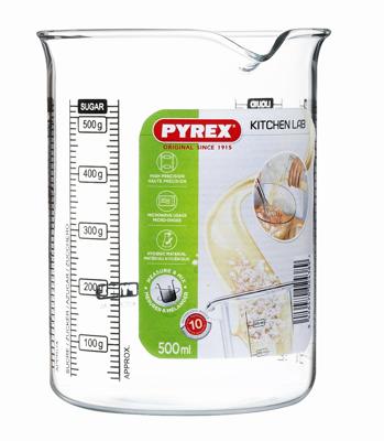 Pyrex maatbeker 500ml glas