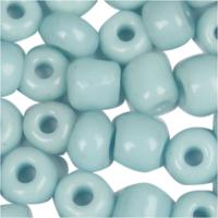 Creativ Company Rocailles, d 3 mm, afm 8/0, gatgrootte 0,6-1,0 mm, turquoise, 25 gr/ 1 doos - thumbnail