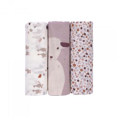 Lässig Heavenly soft swaddle doek / luier L 3 stuks Tiny Farmer Flowers 80 x 80 cm Lässig Heavenly soft swaddle doek / luier L 3 stuks Tiny Farmer Flowers 80 x 80 cm