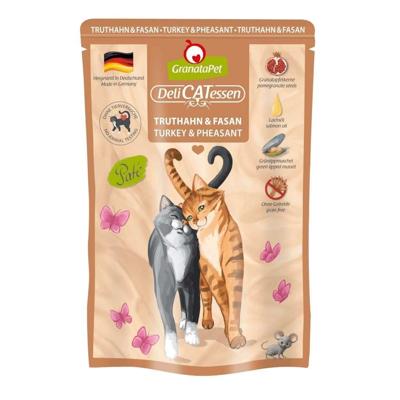 GRANATAPET DeliCATessen Turkey and pheasant - nat kattenvoer - 85g