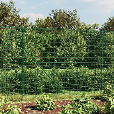 VidaXL Draadgaashek met grondankers 2,2x10 m groen