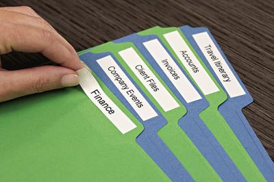Gelamineerde Tape voor Labelmakers Dymo D1 45013 12 mm LabelManager™ Wit Zwart (5 Stuks) - thumbnail