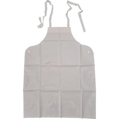 Berger & Schröter TPU apron 0.3 white Uitsnijden van TPU Materiaal: 100% thermoplastisch polyurethaan100% polyester (zijbanden)