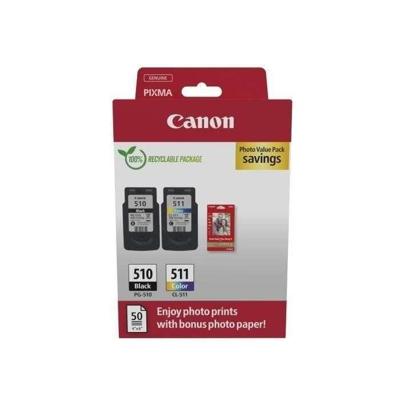 Canon Inktcartridge PG-510+CL-511 Origineel 2-pack Zwart, Kleur 2970B017