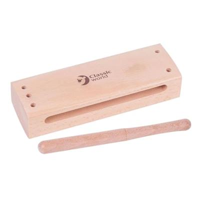 Classic World houten toonblok met slagstok