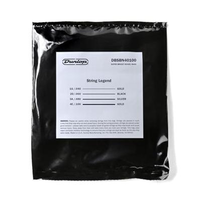 Dunlop DBSBN40100 Super Bright NW Light 40-100 snarenset voor basgitaar Dunlop DBSBN40100 Super Bright NW Light 40-100 snarenset voor basgitaar