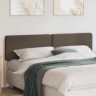 Gestoffeerd hoofdbord Bruin en Taupe 200 cm Massief grenenhout Gestoffeerd hoofdbord Bruin en Taupe 200 cm Massief grenenhout