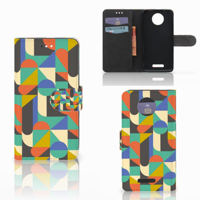 Motorola Moto C Plus Telefoon Hoesje Funky Retro - thumbnail