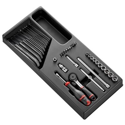 Facom Module 6-kant Metrische Doppen | 1/4" - 36 Stuks - R.161B - MOD.R161-26PB Facom Module 6-kant Metrische Doppen | 1/4" - 36 Stuks - R.161B - MOD.R161-26PB