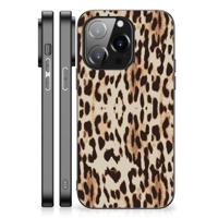 iPhone 14 Pro Dierenprint Telefoonhoesje Leopard - thumbnail