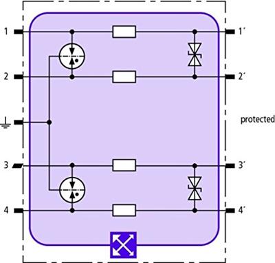 DEHN 920345 BXT ML4 BD 48 Combi-afleider Overspanningsbeveiliging voor: Verdeelkast 20 kA 1 stuk(s) DEHN 920345 BXT ML4 BD 48 Combi-afleider Overspanningsbeveiliging voor: Verdeelkast 20 kA 1 stuk(s)