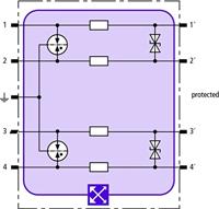DEHN 920345 BXT ML4 BD 48 Combi-afleider Overspanningsbeveiliging voor: Verdeelkast 20 kA 1 stuk(s) - thumbnail