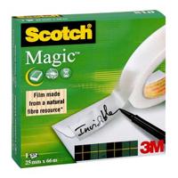 Plakband Scotch Magic 810 Transparant 25 mm x 66 m (9 Stuks) - thumbnail