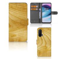 OnePlus Nord CE 5G | Book Style Case | Licht Hout - thumbnail