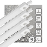 4 PACK - LED's Light LED TL verlichting met sensor 120 cm - Bewegingssensor en bewegingsdetectie - 4100 lm - thumbnail