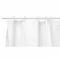 Douchegordijn Berilo Wit Polyethyleen EVA 180 x 180 cm 20,5 x 34 x 2 cm (12 Stuks) - thumbnail