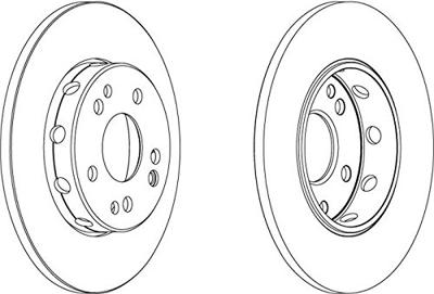 Remschijf DDF124 Remschijf DDF124
