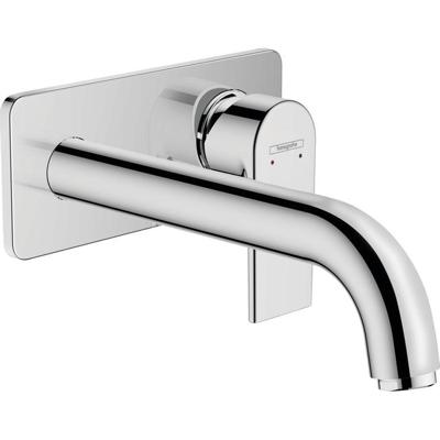 Wastafelmengkraan Eengreeps Inbouw HansGrohe Vernis Shape Voor Wandmontage Voorsprong 20.7 cm Chroom Wastafelmengkraan Eengreeps Inbouw HansGrohe Vernis Shape Voor Wandmontage Voorsprong 20.7 cm Chroom