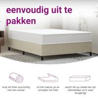 Pocketveringmatras middelhard-hard 140x190 cm - thumbnail