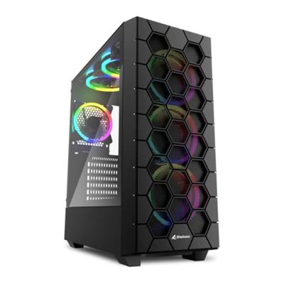 Sharkoon RGB HEX Desktop PC-behuizing Zwart