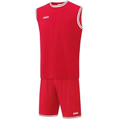 JAKO 4150 Shirt Center 2.0 - Sportrood/Wit - S