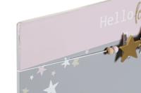 Fotolijst met Knijpers DKD Home Decor Hello Lovely Hout MDF Sterren 40 x 1 x 24 cm - thumbnail
