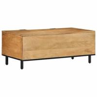 Salontafel 100x54x40 cm massief mango bruin - thumbnail