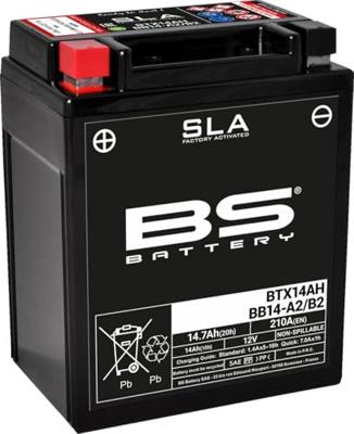 BS-BATTERY Bs-batterij batterij "btx14ah / btx14ah-bs". battery btx14ah bs sla