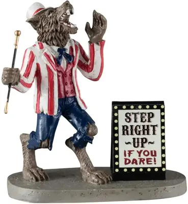 Lemax carnival barker s/3 halloween figuur Spooky Town 2024