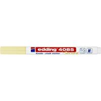 Krijtstift edding 4085 by Securit rond 1-2mm pastel geel | 10 stuks - thumbnail