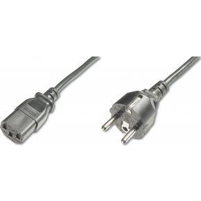 Digitus Stroom Aansluitkabel [1x Randaarde stekker - 1x Apparaatstekker, female C13 10A] 1.20 m Zwart