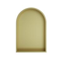 Hotbath &MORE Inbouwbox of inbouwnis Toogmodel - 30x45x10cm - Geborsteld messing PVD BOW30BBP - thumbnail