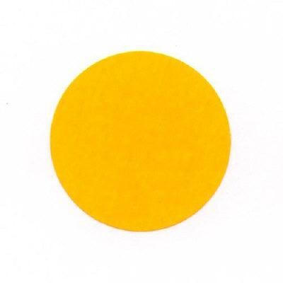 Etiket 25 mm rond fluor oranje 1000 rol