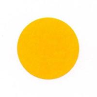 Etiket 25 mm rond fluor oranje 1000 rol - thumbnail