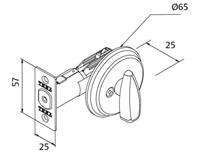 ASSA ABLOY DCA188 Openingsdemper voor Close Motion glijarm DCG150 | gegalvaniseerd. - A000306879 - thumbnail