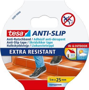 tesa 55587-00000-11 Anti-sliptape Transparant (l x b) 5 m x 25 mm 1 stuk(s) tesa 55587-00000-11 Anti-sliptape Transparant (l x b) 5 m x 25 mm 1 stuk(s)