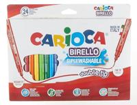Carioca viltstift Dubbelpunter Birello Superwashab 24 stiften - thumbnail