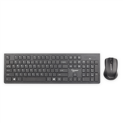 Gembird KBS-WCH-03 toetsenbord RF draadloos + USB QWERTY Engels Blauw