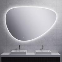 Uovo spiegel ovaal met LED, dimbaar en spiegelverwarming 150 cm - thumbnail