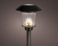 Solar stake light dia17-H35cm black Decoris - Decoris - thumbnail