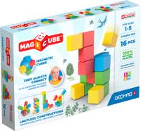 Magnetische blokken - GEOMAG - Creatieve set - 16 stuks - Educatief - Gerecycled plastic - Vanaf 12 maanden - thumbnail