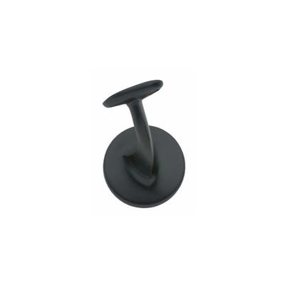 Intersteel Leuninghouder blind hol zadel - mat zwart Intersteel Leuninghouder blind hol zadel - mat zwart