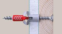 Fischer 670302 Power-Fast II CZF Spaanplaatschroef 4.5 mm 45 mm Kruiskop Pozidriv Staal Galvanisch verzinkt 100 stuk(s) - thumbnail