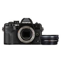 Olympus OM-D E-M10 Mark IV Micro Four-Thirds-systeemcamera-kit, 20 MP sensor, 5-assige beeldstabilisatie, krachtige AF, wifi, zwart incl. M.Zuiko Digital ED 14-42 mm F3.5-5.6 EZ Pancake zwart - thumbnail