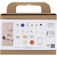 Creativ Company Mini hobbyset sieraden, stoere halsketting, kleurrijk, 1 doos - thumbnail