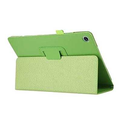 Lunso - Lenovo Tab M10 Plus Gen 3 (3e generatie) - Stand flip Bookcase hoes - Groen Lunso - Lenovo Tab M10 Plus Gen 3 (3e generatie) - Stand flip Bookcase hoes - Groen