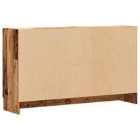 Dressoir 120x30,5x70 cm bewerkt hout oud houtkleurig - thumbnail