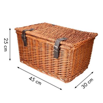 Fiets Bakkersmand Bruin 45x30x25cm